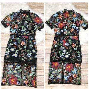 vone blushing floral sheath